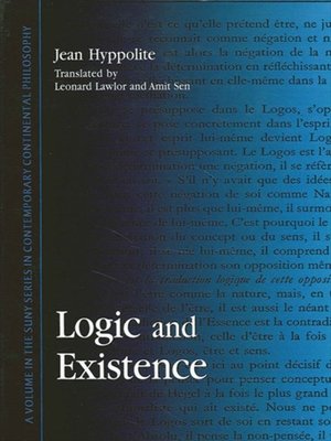 cover image of Logic and Existence